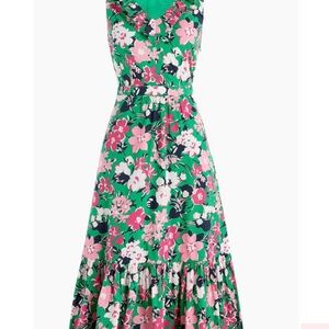J. Crew Vibrant Floral Maxi Dress